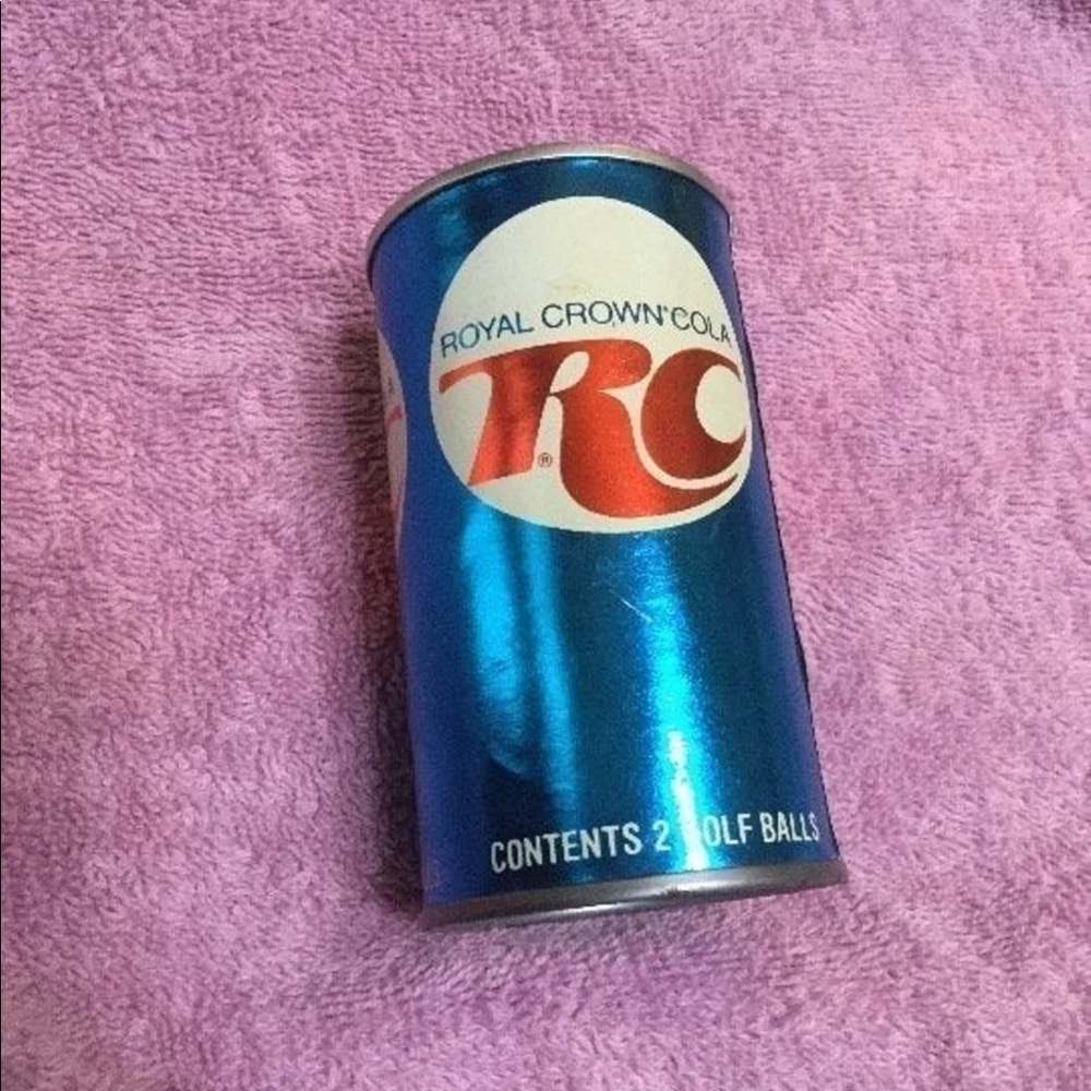 One of a Kind! Vintage RC Cola Can of Golf Balls